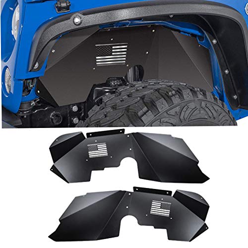 Beske, parafanghi interni per parafango anteriore, per Wrangler JK JKU Sport Sahara Rubicon 2/4 porte 2007-2018