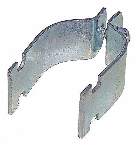 Channel Universal Pipe Strap, Steel, Electro Galvanized Finish, 3/4 in Conduit Size
