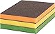 Bosch 3X EXPERT S473 Standard Schleifpads (für Farbe auf Holz, Weichholz, Ø 98 x 120 x 13 mm, Mittel/Fein/Superfein, Professional Zubehör Handschleifen)