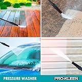 Pro-Kleen Pressure Washer Electric High Performance Power Jet Wash Cleaner For Patio and Car 1400W, Portable For Cleaning Drives, Walls, Vehicles, Garden Furniture - Image 7