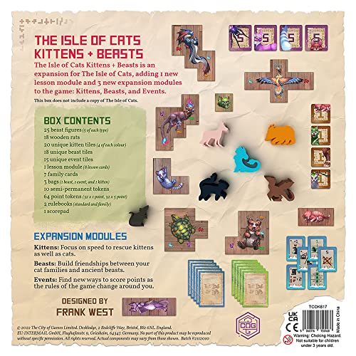 The Isle of Cats: Kittens + Beasts Expansión miniatura 2