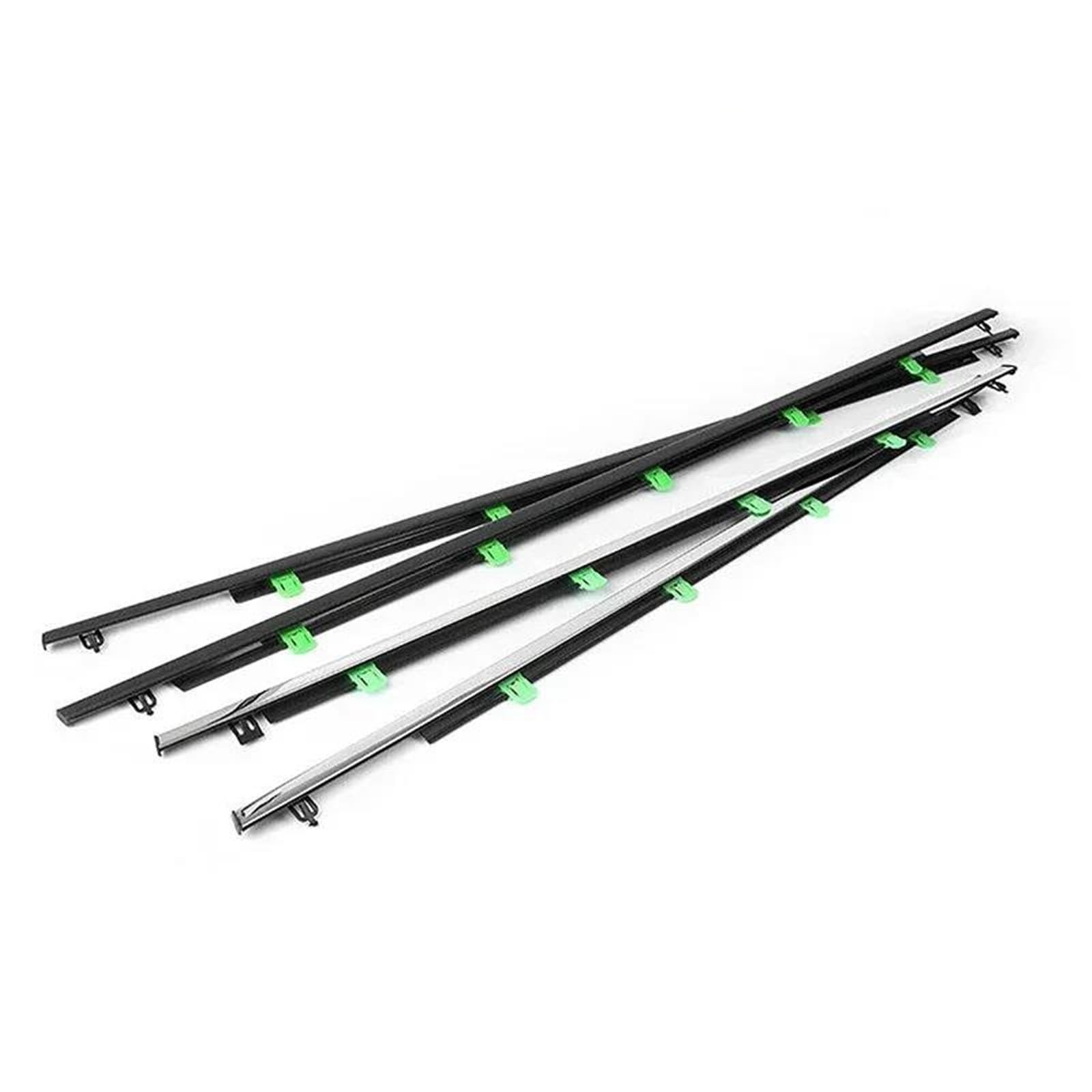 Guarnizione porta auto Auto Finestra Guarnizione Argento Placcato Porta Laterale Vetro Striscia Tenuta Meteo Striscia Modanatura Per CRV 2007-2022(07-11)