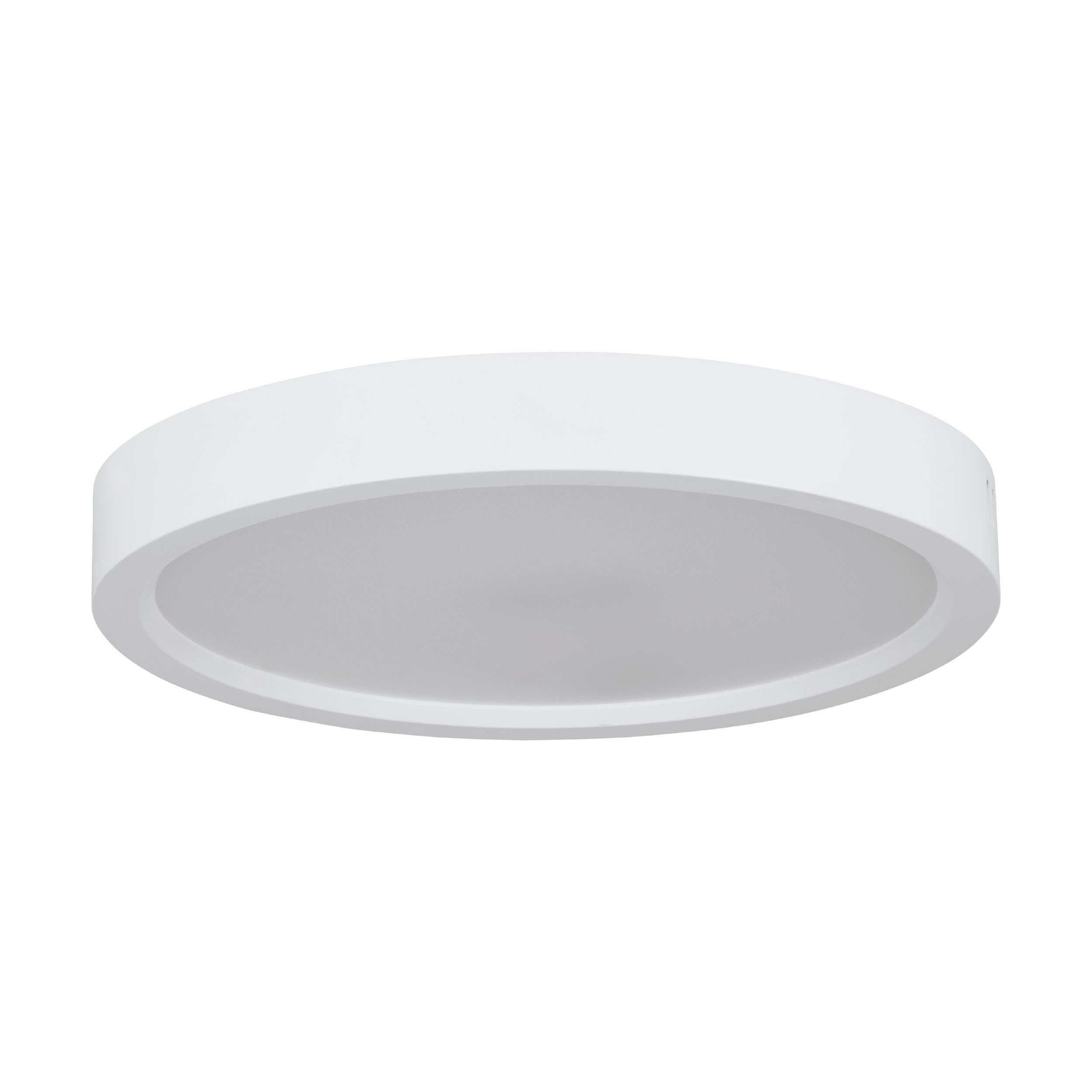 Eglo LED Ceiling Light Fixture Idun-E, Round Flush Mount lamp for Hallway, Bedroom Lighting, White Plastic, Warm White, Ø 28.5 cm