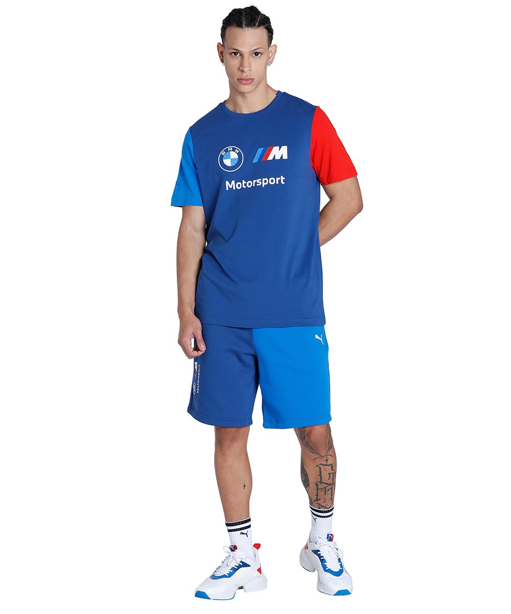 PUMA T-Shirt con Logo BMW M Motorsport Ess da Uomo