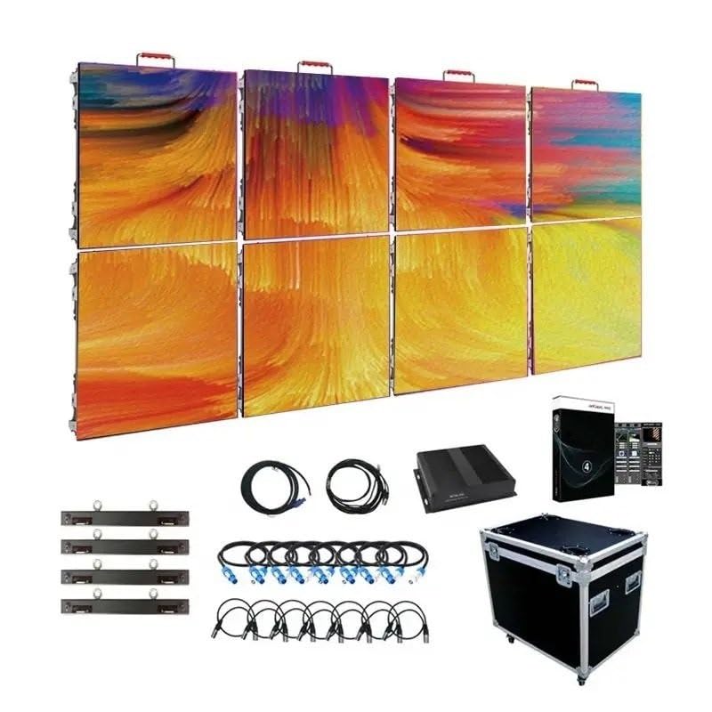 Pantalla LED Curvada 2K 4K P3.91 Indoor Rental 500x500mm miniatura 2