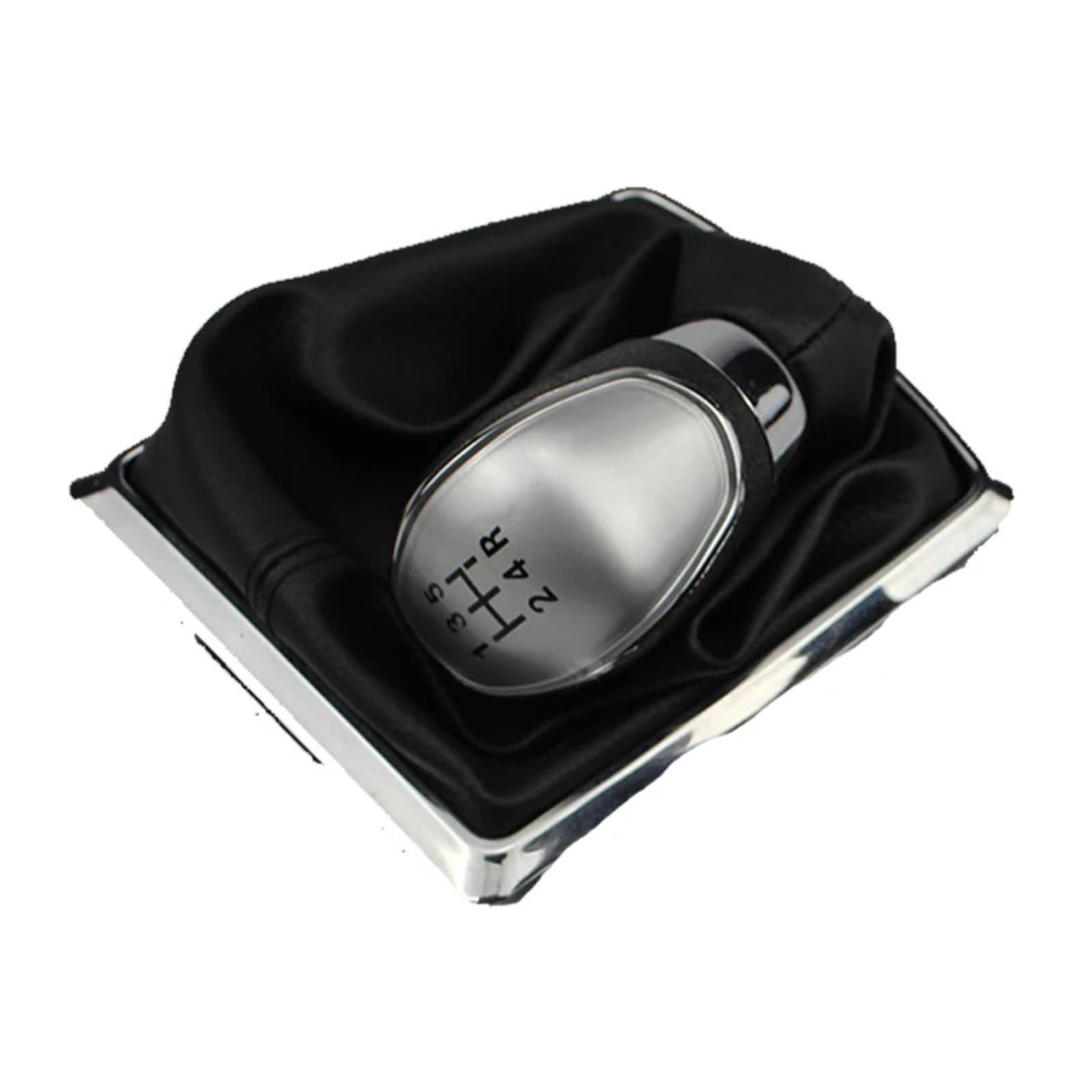 HTVTKRFGRL Gear Shifter Knob for Focus MK2 2005-2012 Black/Red Stylish