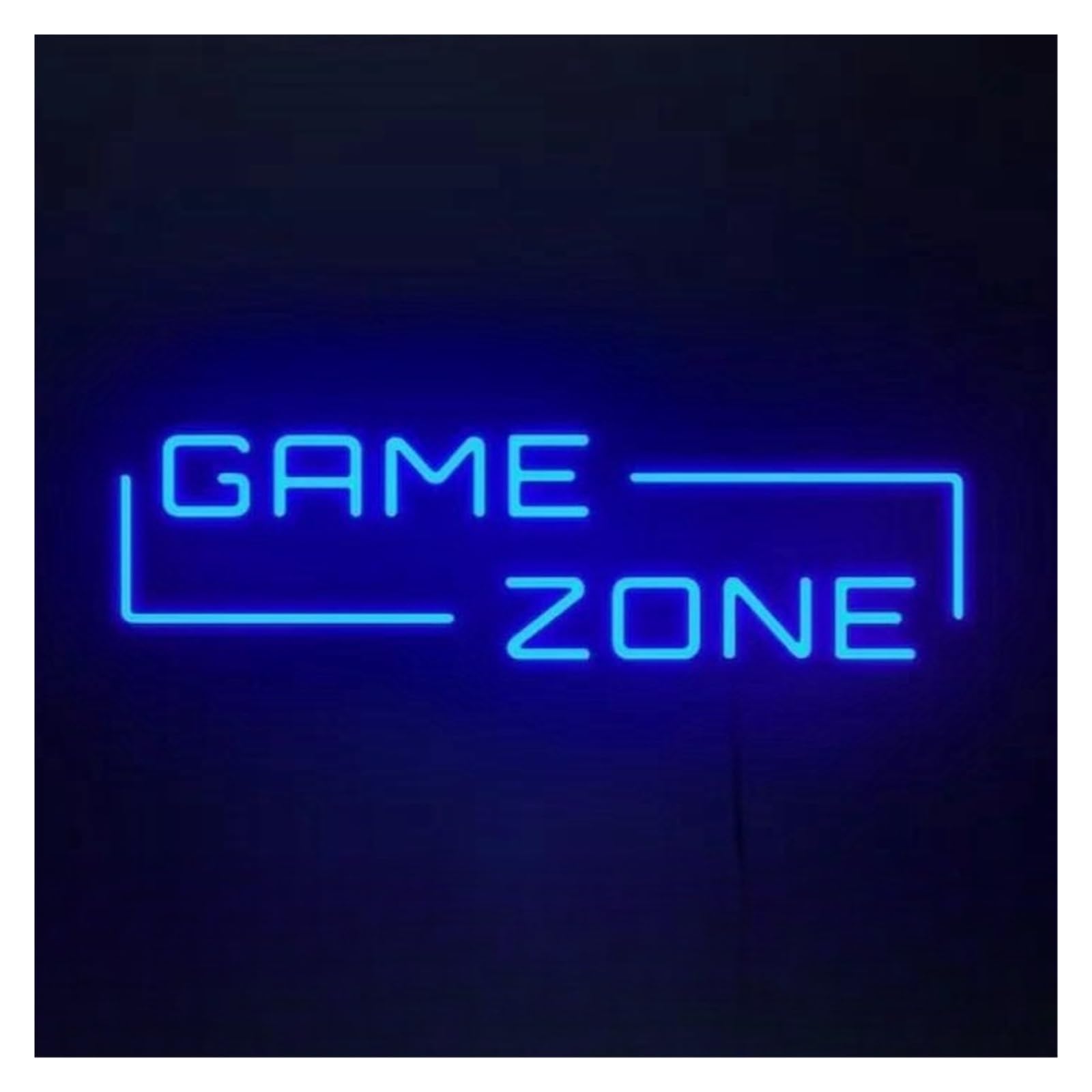 Lemst A Signs Lamp Game Zone Neon Sign Light Wall Decor For Gamer Room Home Party Gaming Lover Hanging Wall Rt Decor Usb Powered Lamp 40Cmx14cm(A)