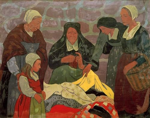 Toile Paul Sérusier le marchand d'étoffes pour sublimer l'ambiance de votre salon moderne