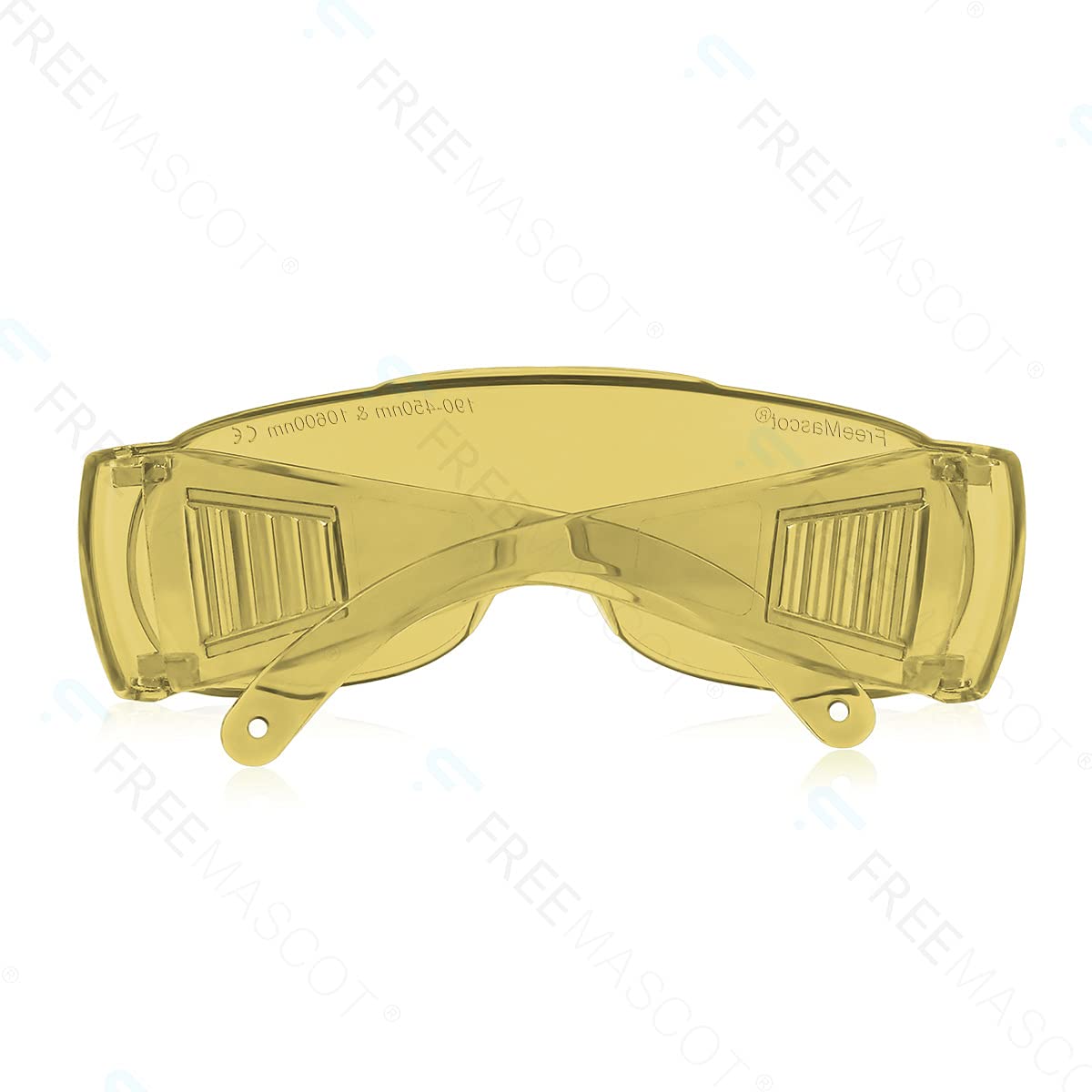 FREEMASCOT OD 6+ 190nm-450nm / 10600nm Wavelength UV Light & CO2 Laser Safety Glasses for 405nm, 445nm, 10600nm,10.6um CO2 Laser Safety Goggles