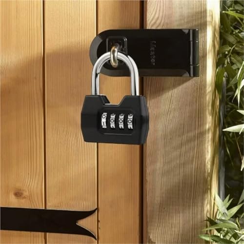 Cadenas à combinaison 4 chiffres serrure à code pour bagage sac - 4