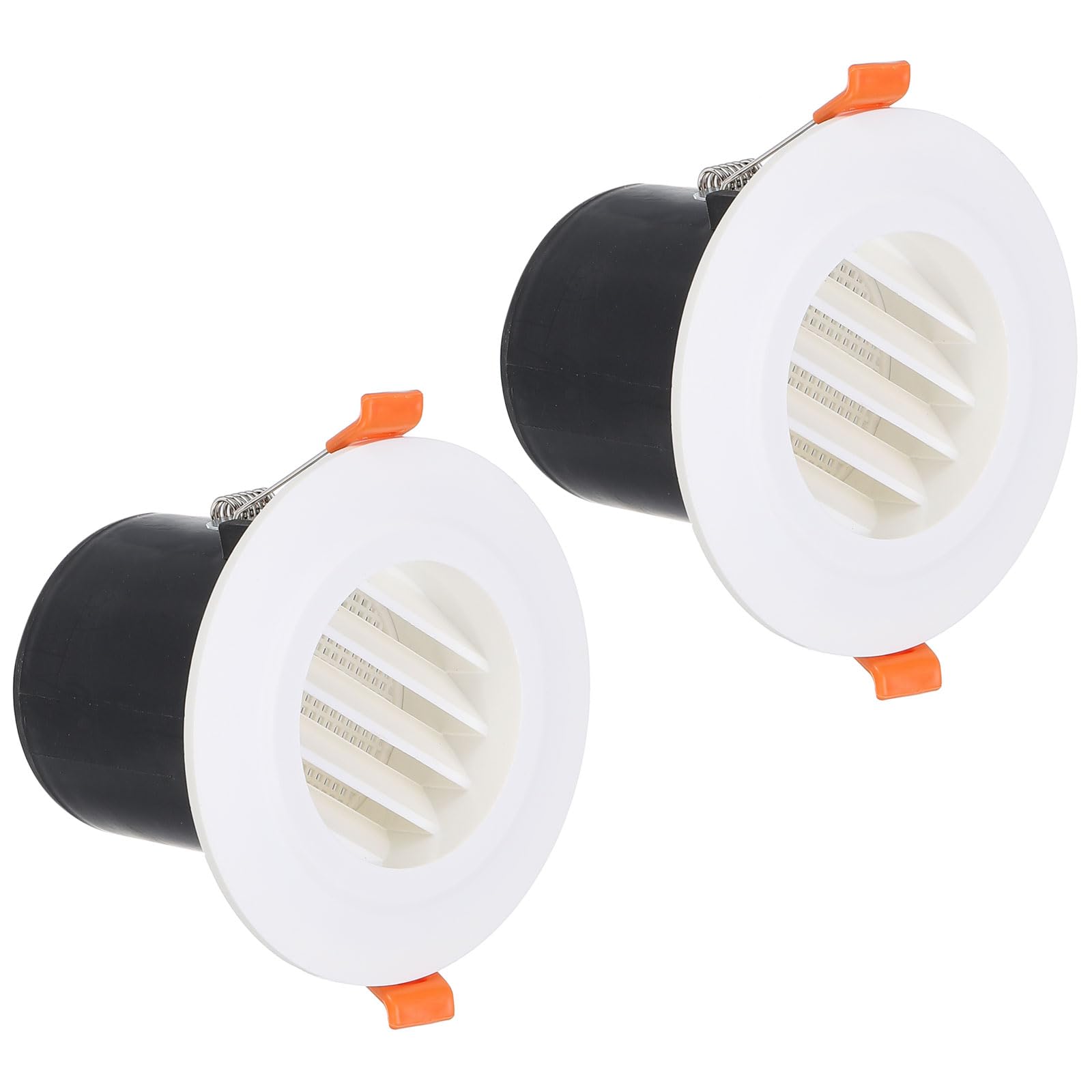Grille d'aération ronde anti-moisissure en ABS blanc pour stopper l'air vicié du plafond de douche