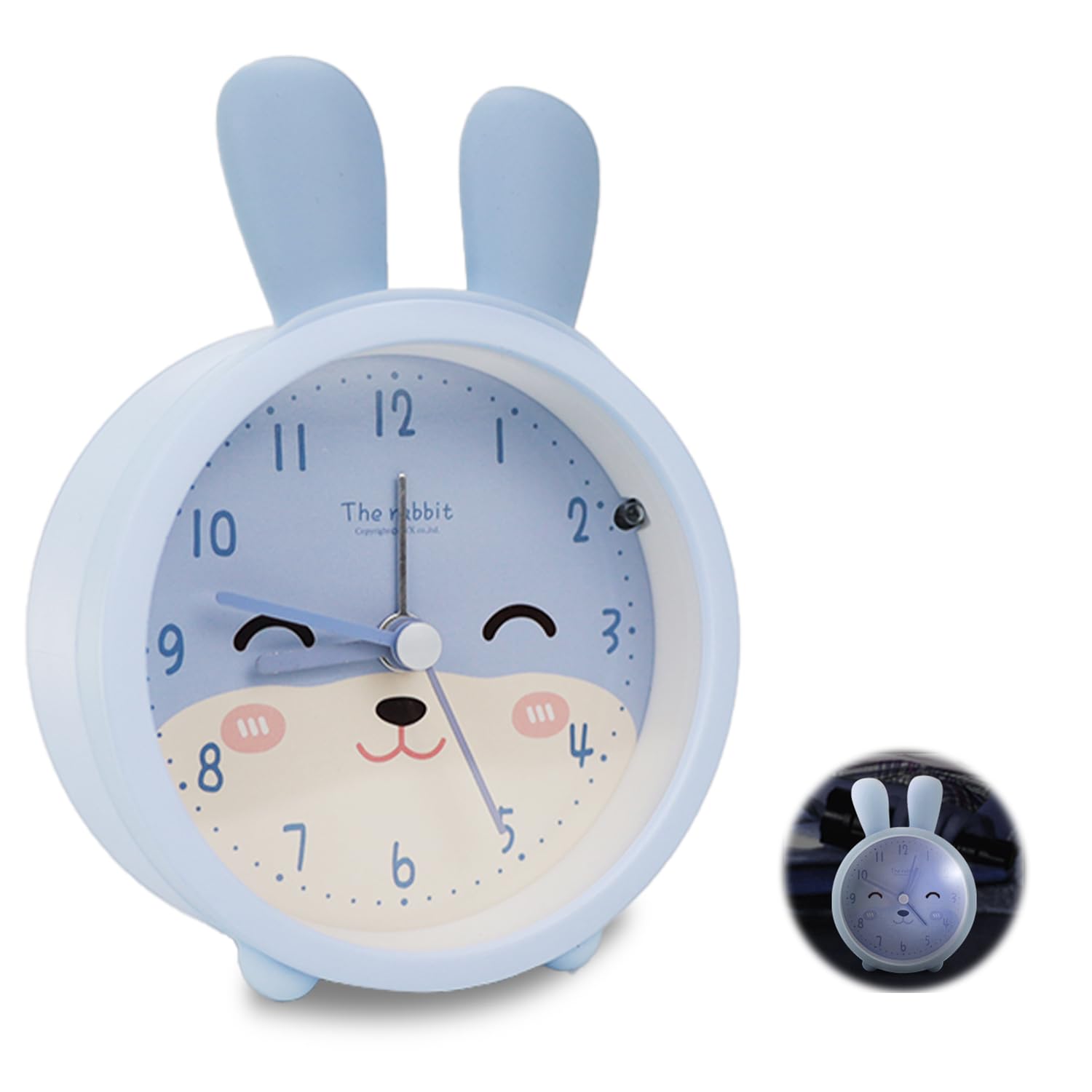 Süßer Kinderwecker - Leiser Analoger Wecker Für Jungen & Mädchen Mit Lautem Alarm & Snooze-Funktion