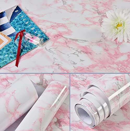 Papier peint marbre étanche pour masquer les défauts d'une table - 6