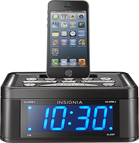 Insignia NS-CLLT01 - Digital FM Dual-Alarm Clock Radio