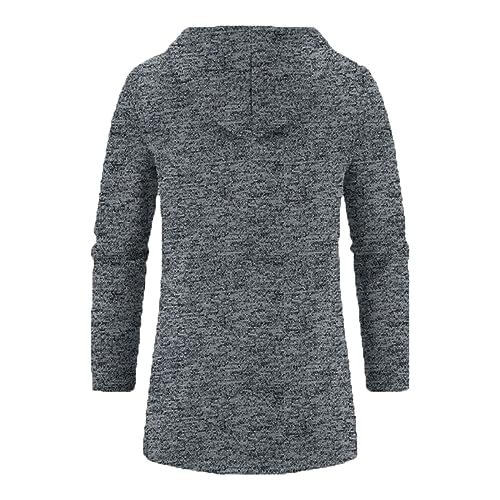 Men's Long Sleeve Thick High Neck Solid Color Check Sweater Cardigan for Winter - Fashionable and Warm3