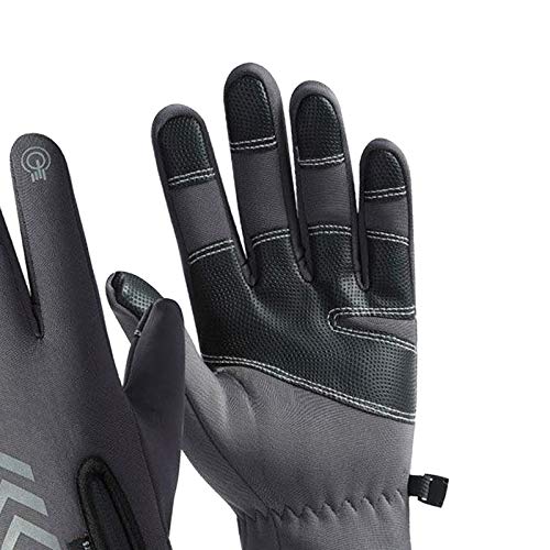 Baoblaze Mulheres Dos Homens de Inverno Térmica Luvas de Tela Sensível Ao Toque de Luva Resistente À