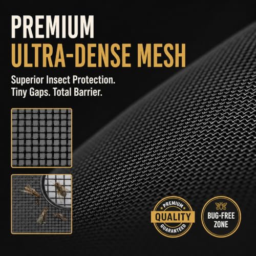 Image of Premium Magnetic Screen Door, Heavy-Duty Reinforced Mesh, Ultra-Dense Weave, Smooth Auto-Close, Pets & Kids - Hands-Free, No-Gap Seal