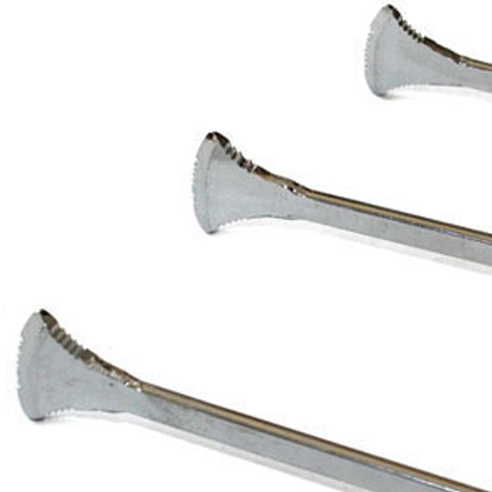 Juego de 3 Herramientas Genéricas para La Reparación de Abolladuras Sin Pintura, con Agarre Antideslizante, Herramienta Portátil para La Reparación de, con Dientes de