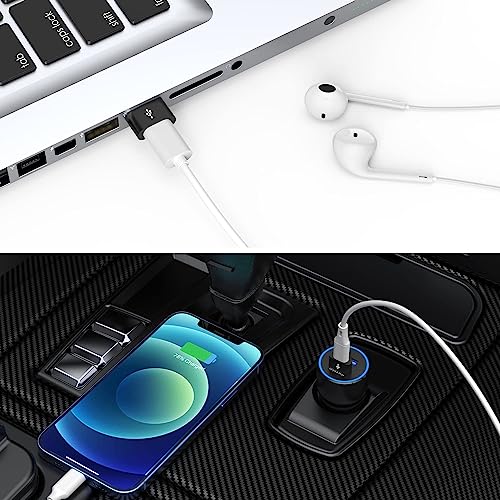 Image of Crasts USB Type C USB Type C Female to USB Male Adapter Connector Converter Works with Laptops,Chargers Compatible for iPhone, Airpods, iPad, Samsung Galaxy, Google Pixel (Pack of-2) (Black)