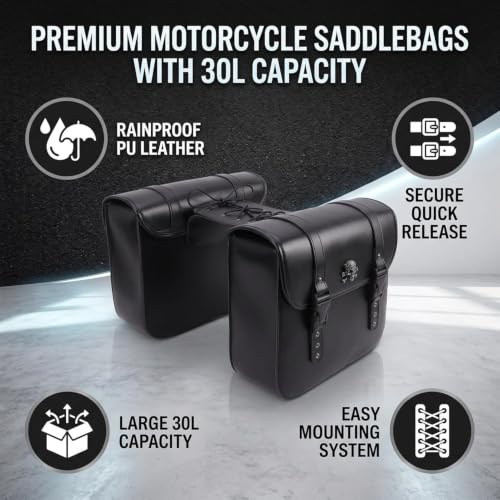 Hamerux Vintage PU Saddlebags