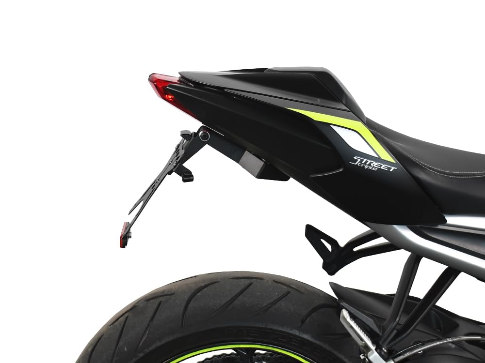 PORTATARGA SPORTIVO REGOLABILE compatibile con TRIUMPH STREET TRIPLE 765 | SEPTAR