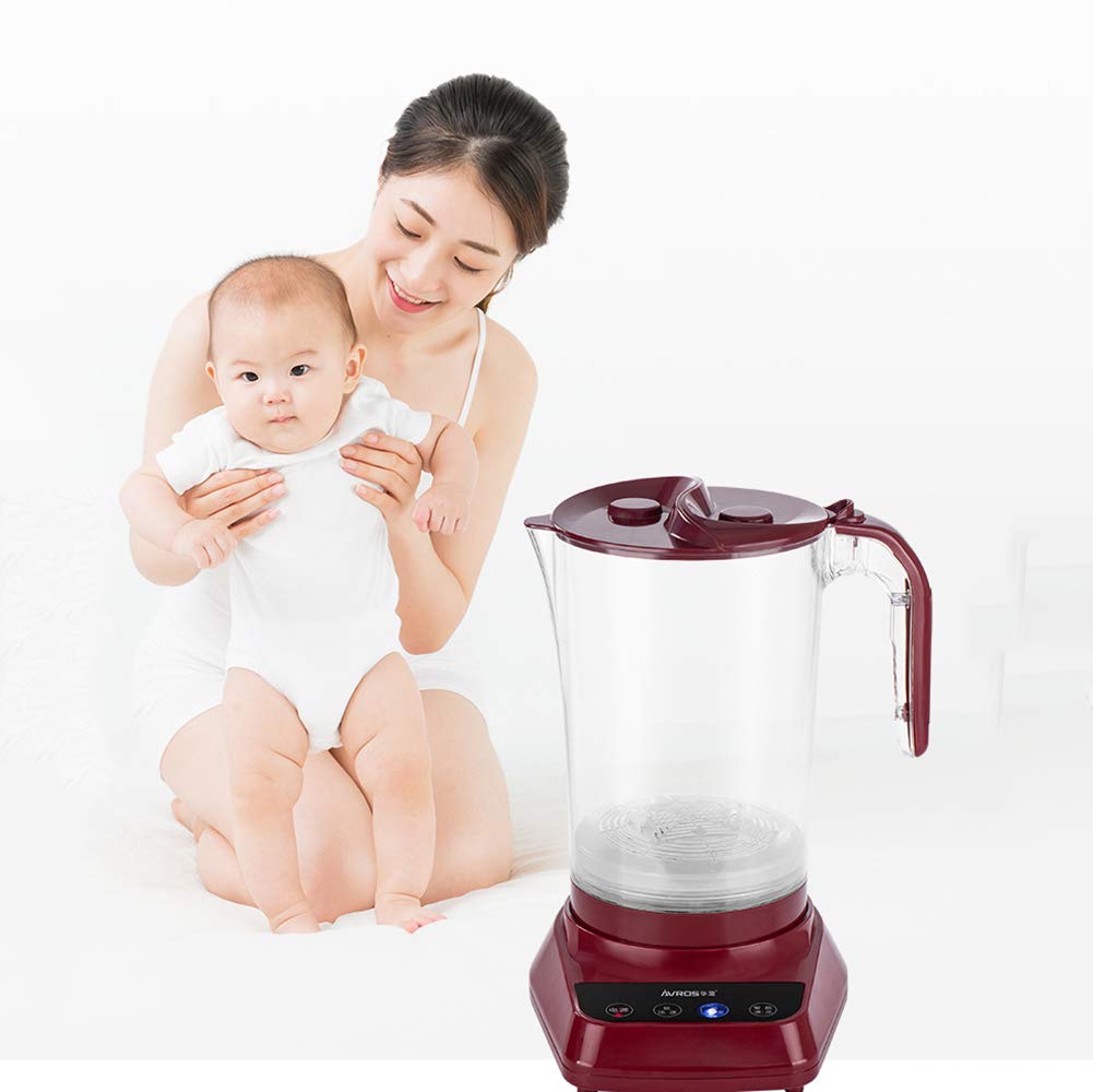 GZD 2.5L desinfectante Que Hace la máquina, hipoclorito de Sodio del esterilizador del generador, Sal y Agua Electrólisis Máquina para Perro, Gato, Cocina, barthroom, Juguetes, alfombras de Piso,Rojo