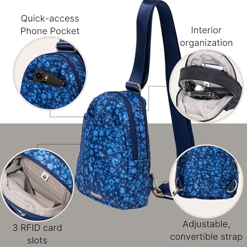 Image of Baggallini Double Zip Mini Sling