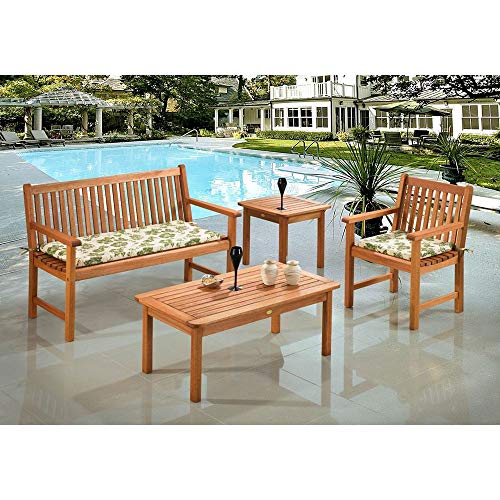 Banco Recanto 3 Lugares Cor Stain Jatoba - 15671 Sun House