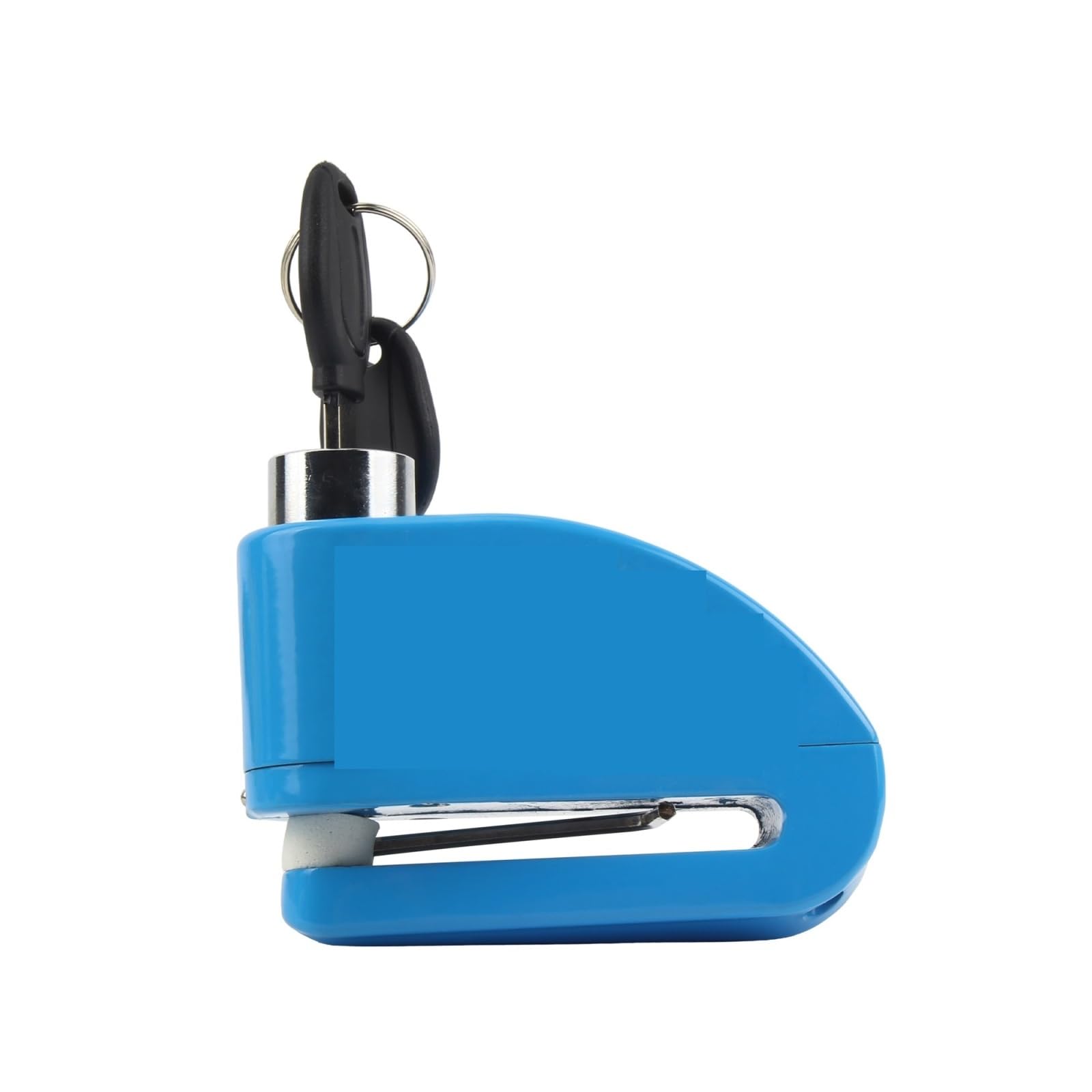 Puayqbvy Blue Handlebar Lock Universal Motorcycle Scooter Bicycle Disc Lock Aluminum Alloy Brake Security Anti-Theft Remind Wheel Padlock