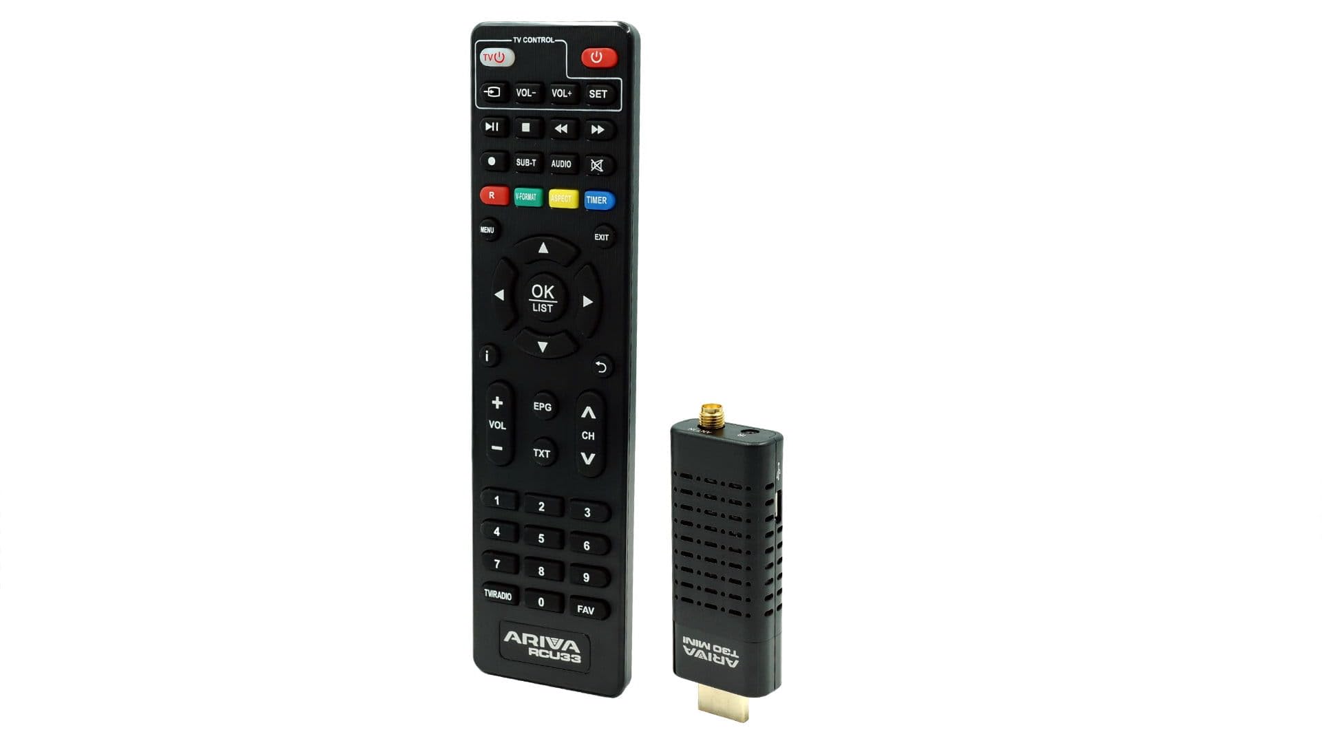 Ariva T30 MINI Dekoder telewizji naziemnej DVB-T2 H.265 HEVC Wi-Fi Teletext Timeshift
