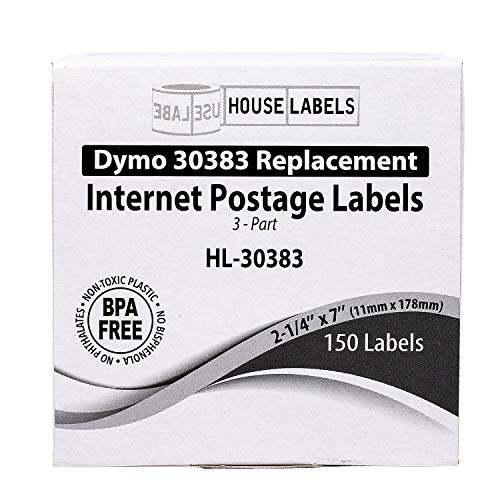 Houselabels 30383 3-Part Internet Postage Labels (2-1/4 Inch X 7") -- Bpa Free! (1 Roll thumb #6