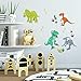RoomMates RMK4762SCS Friendly Dinosaur Peel and Stick Wall Decals