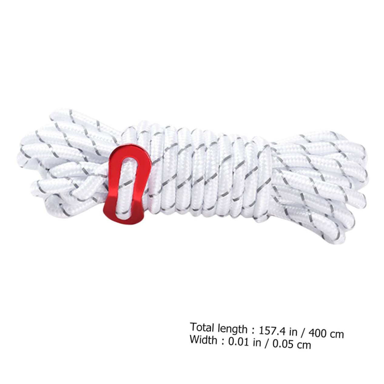 UPKOCH Camping Tent Ropes 2 Pack Windproof Tying Ropes Outdoor Tent Tarp Line Reflective Windproof Clothesline