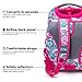 J World Lollipop Kids Rolling Backpack & Lunch Bag Set for Elementary School. Carry-On Suitcase with Wheels, Blue Raspberry