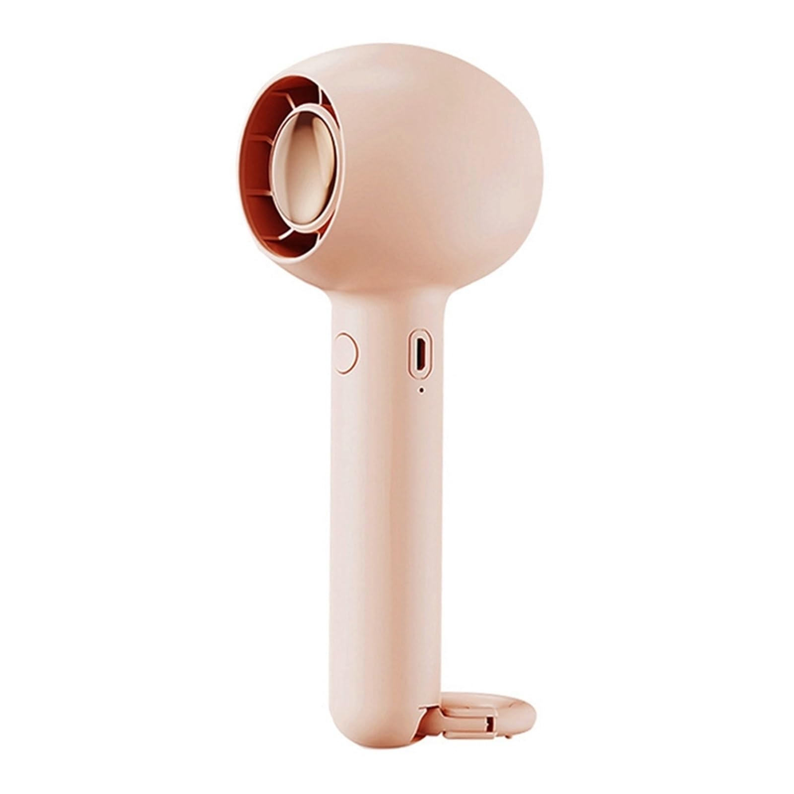 Bezłopatkowy wentylator biurkowy, przenośny przenośny mini wentylator ładowany przez USB, ultramiękki design bez ostrza do komputera stacjonarnego, podróży i użytku na zewnątrz