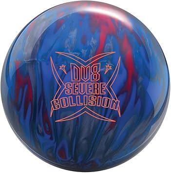 DV8 PRE-DRILLED Severe Collision Bowling Ball - Smoke/Red/BlueThis Item Includes a Free Bowlerstore Rubber Shammy- Colors Will Vary for The Shammy
