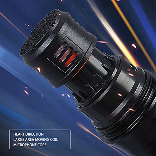 Karaoke Microfoon, Dual Metal Handheld Microfoon Professionele Dynamische Microfoon AA Batterijen met oplaadbare… - Image 5