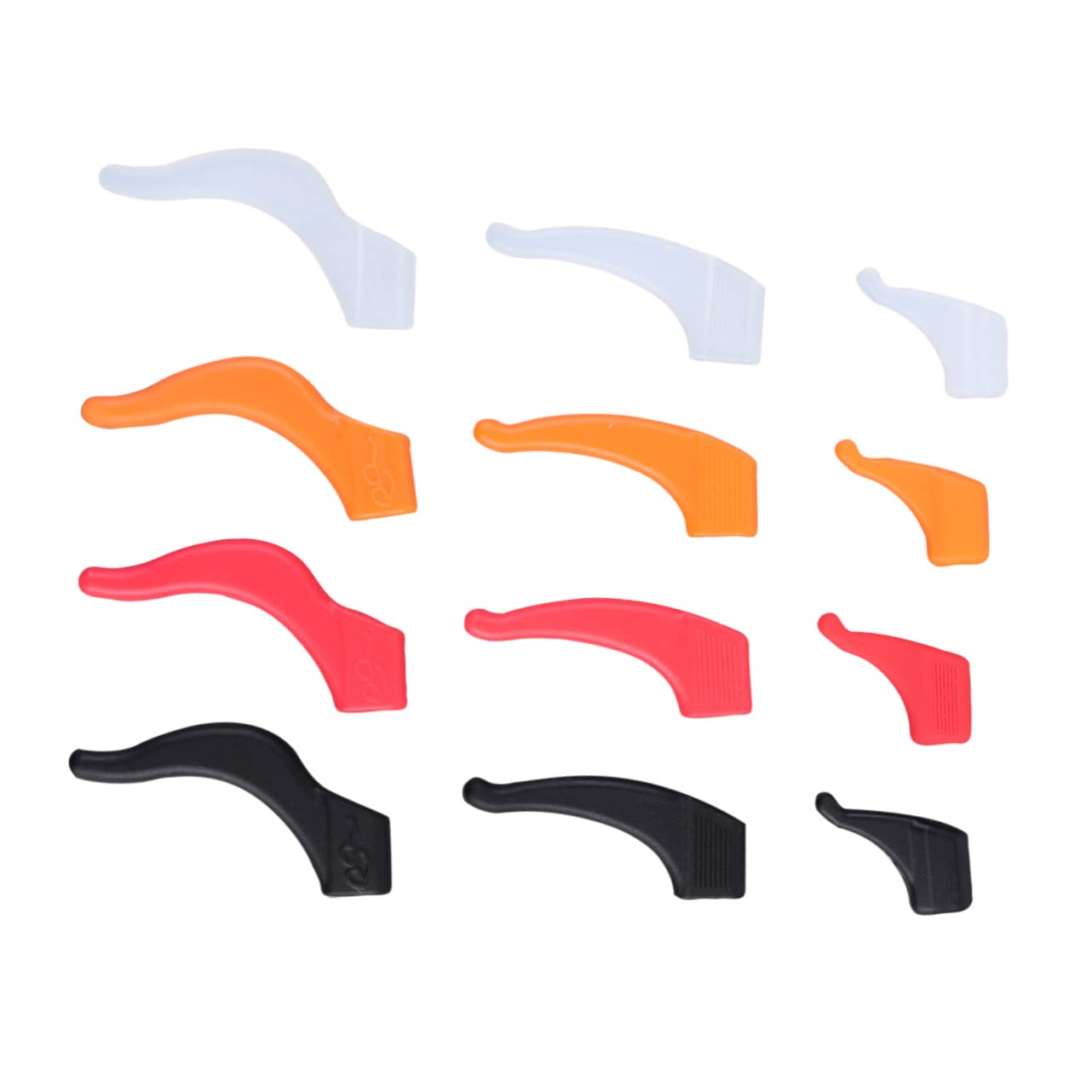 FOMIYES 24 Pairs Non-Slip Glass Cover Glasses Eyeglass Retainer Sunglass Ear Grips Eyeglass Ear Grips Eyewear Grip Hooks Sunglases Ear Clips Spectacle Retainer Earing Hooks Eyeglass Sleeve