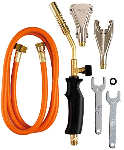 Chalumeau avec 3 brûleurs interchangeables Idealgas - Diamètre 17, 22 ou 40 mm