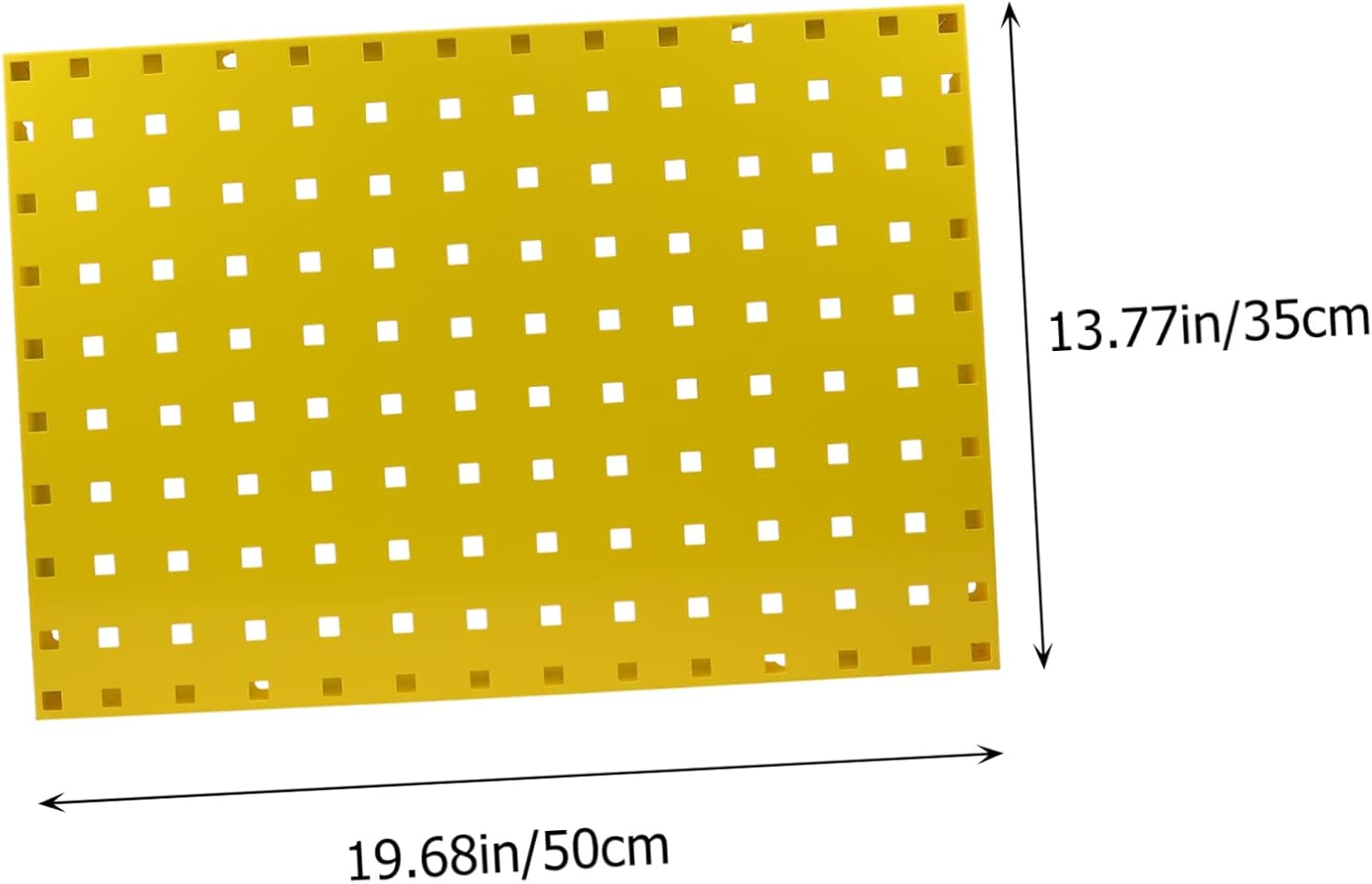 1Pc Galvanized Steel Pegboard Tool Organization Panel Wall Storage Rack for Garage Kitchen and Garden Use Easy to Assemble Strong Bearing Capacity