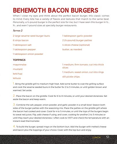 The Flippin' Awesome Backyard Griddle Cookbook: Tasty Recipes, Pro Tips And Bold Ideas For Outdoor Flat Top Grillin' #TOP5