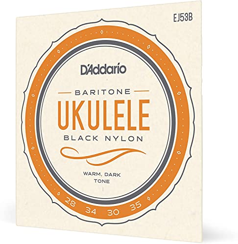 D'Addario ダダリオ ウクレレ弦 Pro-Arté Rectified Black Nylon Baritone EJ53B