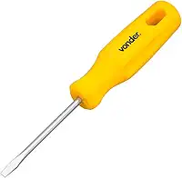 Vonder, Chave De Fenda 1/8" X 2", Aço Cromo Vanádio, Com Ponta Magnetizada,