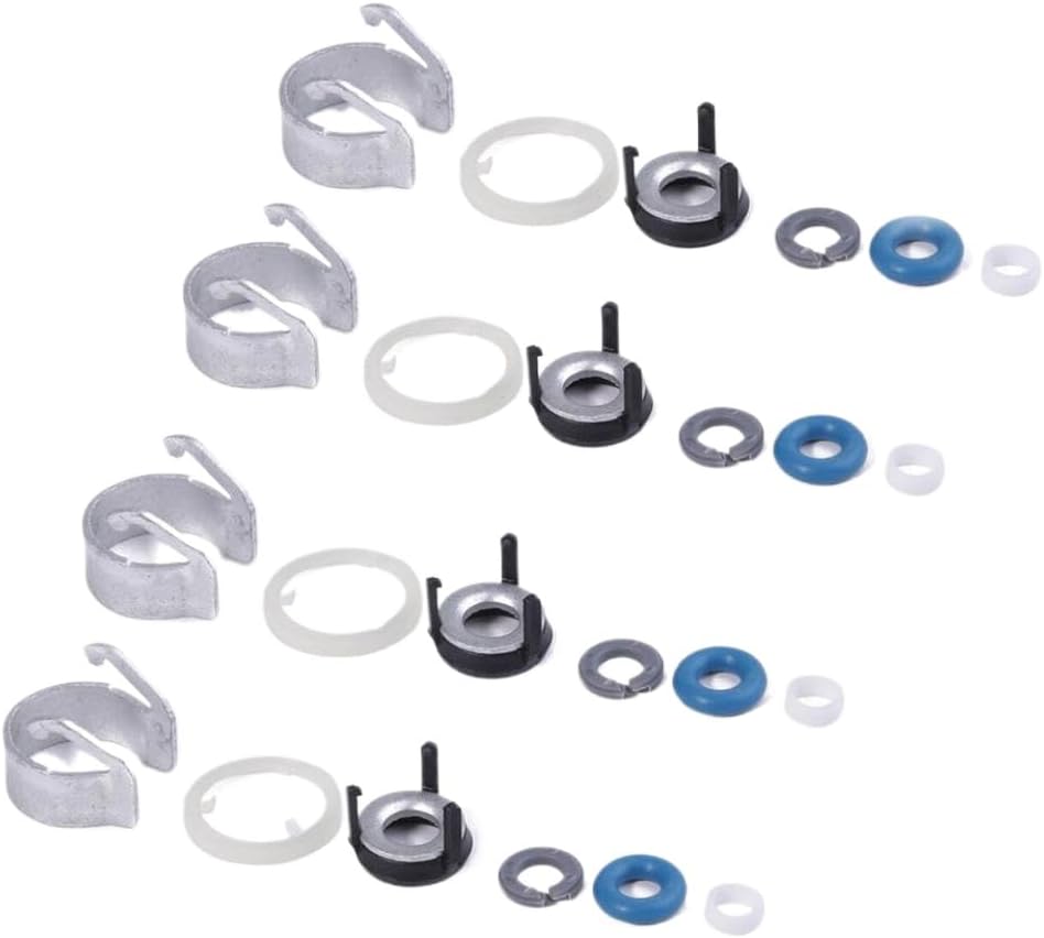 4-piece Fuel Injector Repair Kit Compatible With 1.8 2.0 Vehicles Fits Models Using 06H 998907 A Or 06J 998 907D Including A3 A4 A5 TT Q5 CC Car Accessories