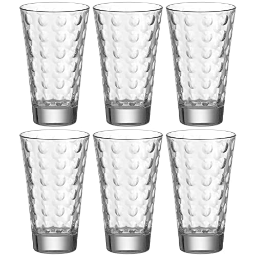 Leonardo 86709 Optic Set de 6 Verre Long Drink Transparent