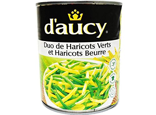D'Aucy Judías verdes dúo mantequilla de frijoles 455 g Peso neto