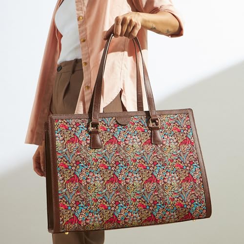 TEAL-BY-CHUMBAK-Rainforest-Office-Tote