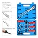DNA Motoring TOOLS-00244 8-Pcs Brake Service Kit, Brake Spring Installer Remover Plier Tools Set with Carrying Case,Blue