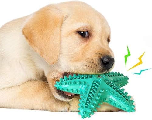 KJOET 犬歯磨き犬噛むおもちゃ 犬の歯ブラシ 犬のおもちゃのト 犬の噛むおもちゃ 犬用おもちゃ 知育玩具 訓練玩具 運動不足解消 歯ぎ清潔 安全 丈夫 耐久 (ブルーA)