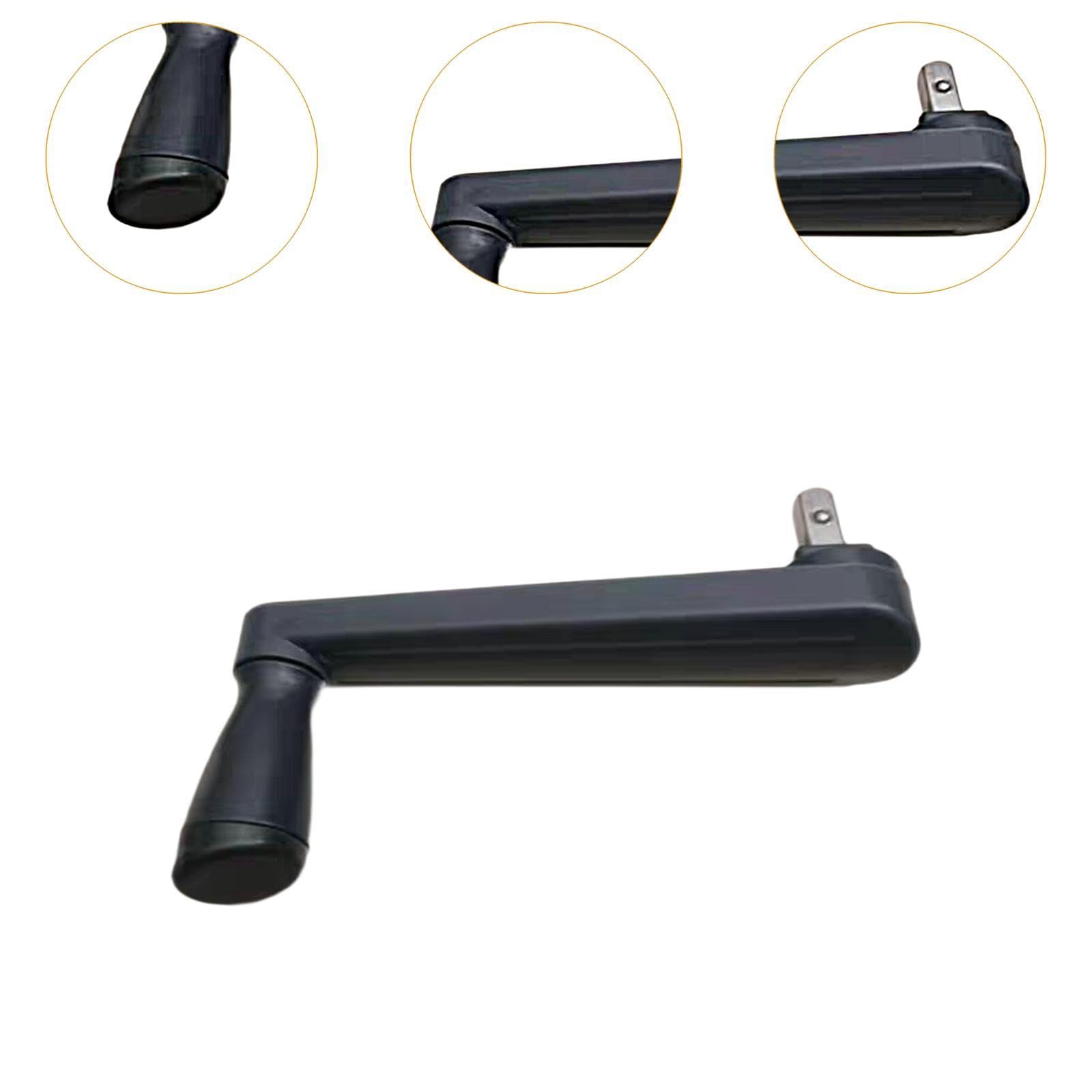 Crank Handle for Parasol Crank Arm, Replacement Handle, Umbrella Accessory, Easy to Assemble, PP Material for Patio Camping - Image 3